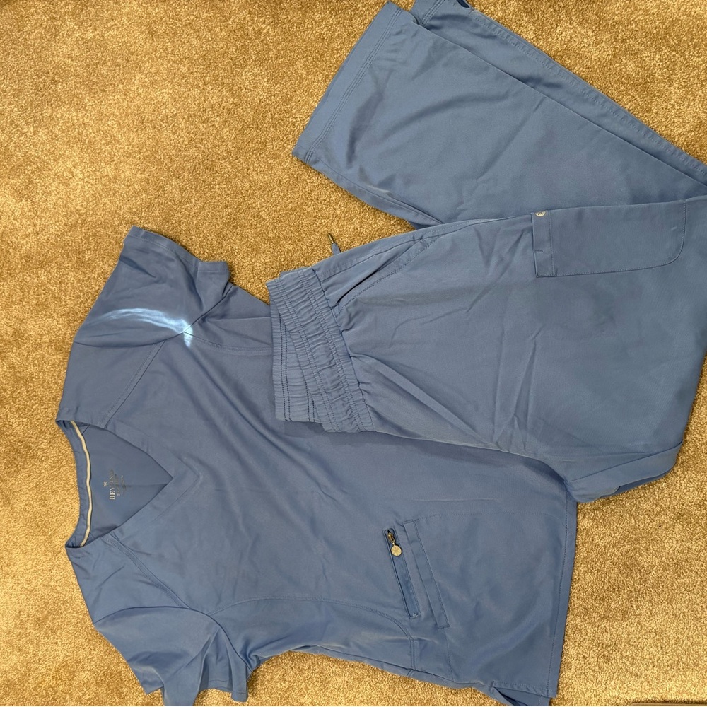 Blue Scrub Set